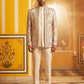 Silk Blend Embroidered Indo-Western Set