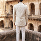 Premium Floral Embroidered Silk Blend Indo-Western Set