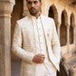Premium Floral Embroidered Silk Blend Indo-Western Set
