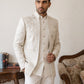 Premium Floral Embroidered Silk Blend Indo-Western Set