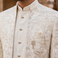 Premium Floral Embroidered Silk Blend Indo-Western Set