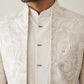 Premium Floral Embroidered Silk Blend Indo-Western Set