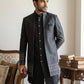 Men Embroidered Cotton Blend Indo-Western Set