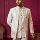 Men Ethnic Embroidered Indo-Western Set