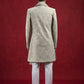 Men Silk Blend Embroidered Indo-Western Set ( 50JIND P5W 236Cream )