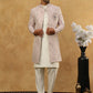 Jacquard Silk Embroidered Indo-Western Set ( 50JIND 592W 135Purple )