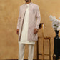 Jacquard Silk Embroidered Indo-Western Set ( 50JIND 592W 135Purple )