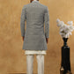 Premium Embroidered Indo-Western Set for Men ( 50JIND 592W 138Olive )