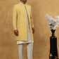 Premium Embroidered Indo-Western Set for Men ( 50JIND 592W 138Yellow )