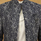 Men’s Woven Silk Jacquard Indo-Western Set ( 50JIND 592W 164Grey )