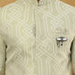 Jacquard Silk Embroidered Indo-Western Set ( 50JIND PJ11W 135Pista )