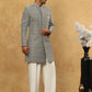 Premium Embroidered Indo-Western Set for Men ( 50JIND PJ11W 138Olive )