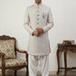 Silk Blend Embroidered Indo-Western Set ( 50JIND S7W 136Pink S )