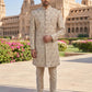 Men Premium Silk Blend Sherwani Set ( 50JSH 101Golden M )