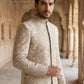 Traditional Embroidered Sherwani Set ( 50JSH 102Golden L )