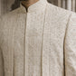 Men Designer Embroidered Sherwani Set ( 50JSH 103Cream M )