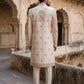 Designer Sherwani Set for Men ( 50JSH 107Golden L )