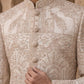 Designer Sherwani Set for Men ( 50JSH 107Golden L )