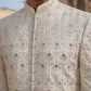 Rajkunwar Ivory Wedding Sherwani Set ( 50JSH 111Golden XL )
