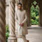 Ivory Gold Embroidered Sherwani Set ( 50JSH 113Golden M )