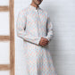 Viscose Rayon Self-Design Embroidered Kurtas ( ANMKO 278White )  [RT] [M-6]