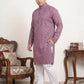 Men's Geometric Printed Kurta Set