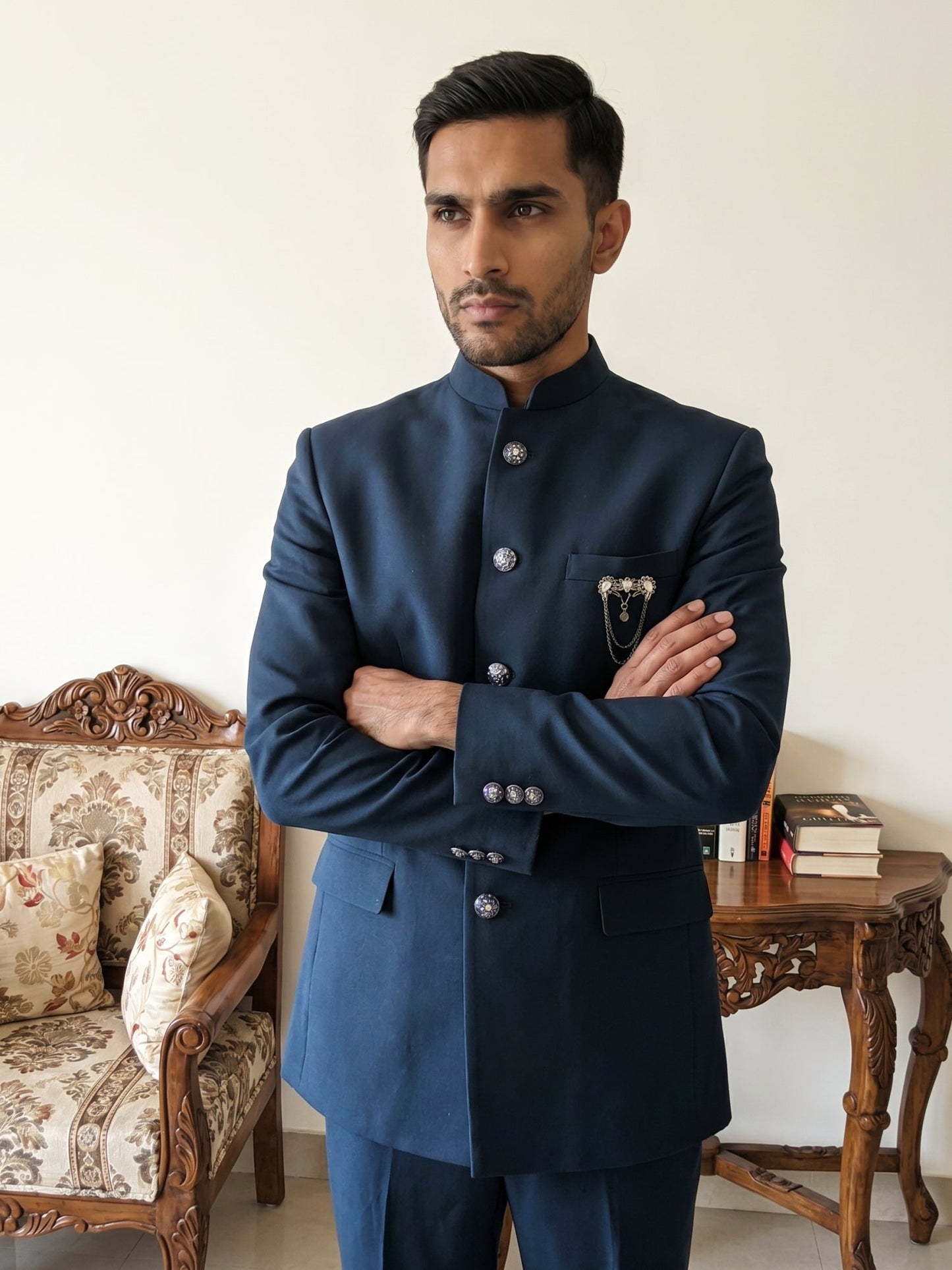 Premium Solid Japanese Fabric Indo-Western Set