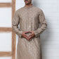 Geometric Sequin Pattern Kurtas ( ANMKO 282Brown )  [RT] [L-4]