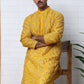 Geometric Sequin Pattern Kurtas ( ANMKO 282Mustard )  [RT] [L-4]