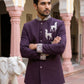 Deer Embroidered Japanese Fabric Indo-Western Set