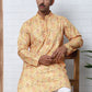 Men's Festive Sequins & Thread Work Kurtas ( ANMKO 288Yellow )  [RT] [C-3]