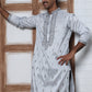 Silk Blend Ethnic Embroidered Kurtas ( ANMKO 296Blue )