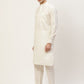 Men's Kurta Pyjama With Teal Blue Solid Nehru Jacket (JOKPWC W-F 4033 F )