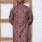 Thread Work & Printed Cotton Blend Kurtas ( ANMKO 297Maroon )  [RT] [D-3]