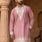 Embroidered Japanese Fabric Kurta ( 65KO 5638 Magenta )