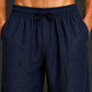 Men’s Relaxed Fit Linen Trousers ( J-GP 310 GP 310Navy )