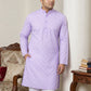 Floral Printed Kurta with Pyjama for Men
