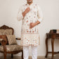 Floral Embroidered and Sequins Kurta Set