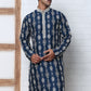 Festival Silk Blend Embroidered Kurtas ( ANMKO 276Navy )  [RT] [N-6]