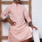 Embroidered Viscose Rayon Kurta ( ANMKO 280Peach )  [RT] [M-6]