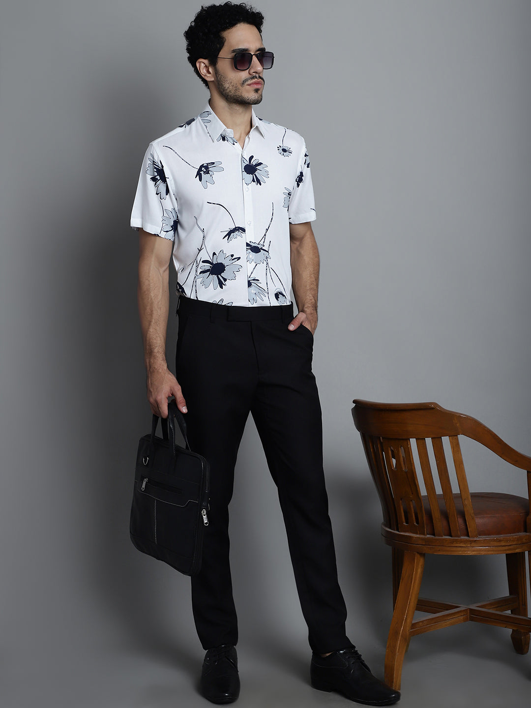 Men's Floral Printed Formal Shirts