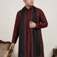 Embroidered & Sequin Kurta With Dupatta