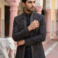 Men's Velvet Embroidered Indo-Western Set