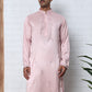 Men Silk Blend Festive Embroidered Kurtas ( ANMKO 286Peach )  [RT] [M-6]