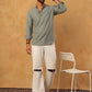 Solid Casual Short Kurta for Men ( ANMKO 304Grey )