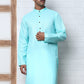 Solid Kurta for Men ( ANMKO 273Sky )  [RT] [H-3]
