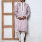 Men Silk Blend Ethnic Embroidered Kurtas ( HOPKO 012Purple )  [RT] [P-3]
