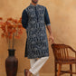 Festive Silk Blend Embroidered Kurta ( HOPKO 017Navy )  [RT] [P-7]