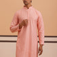 Silk Blend Embroidered Kurtas ( ANMKO 301Peach )  [RT] [L-6]