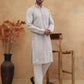 Men’s Silk Blend Embroidered Kurtas  ( HOPKO 003Grey )  [RT] [O-2]